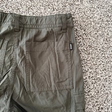 REI Co-op Sahara Convertible Pants Cargo Pockets Kids Medium 10/12 Olive Green