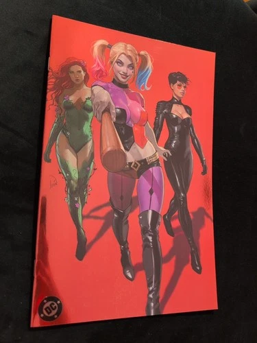 GOTHAM CITY SIRENS #1 FOIL VIRGI IVAN TALAVERA HARLEY QUINN CAT WOMAN EXCLUSIVE