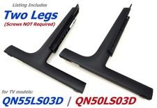 Samsung QN55LS03D QN50LS03D Stand Legs BN96-53276F / BN63-19495X NEW