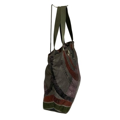 Auth GATTINONI - Gray Khaki Multi Nylon Shoulder Bag | eBay