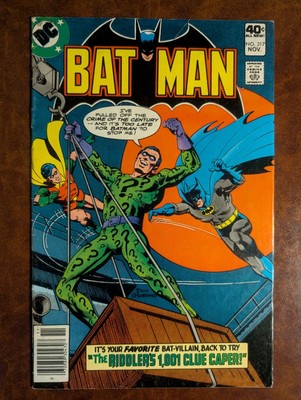 Batman 317 Newsstand Edition 1979 Riddler, Len Wein, FN