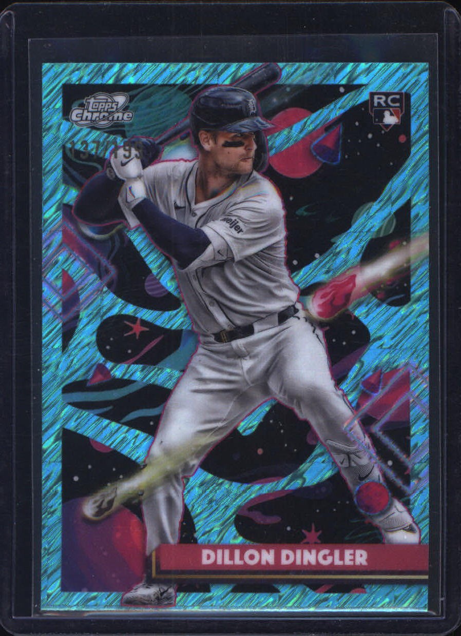 2025 Topps Cosmic Dillon Dingler /199 RC Aqua Equinox Refractor #78 Tigers