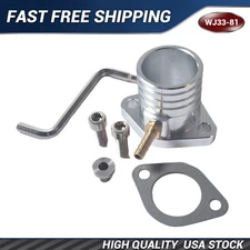 Intake Manifold For Mikuni 34MM Carburetor Predator GX390 420CC Go kart Silver