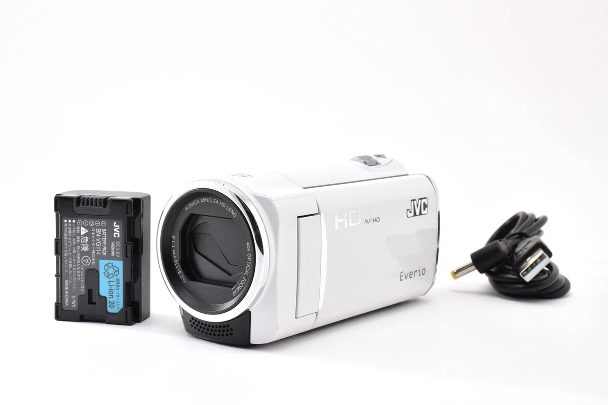 JVC Everio ビデオカメラ FULL HD JVC JVC Everio White Camcorders for sale | eBay