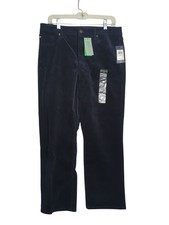 Tommy Hilfinger Size 12 Navy Blue Straight Leg Corduroy Pants Business Casual