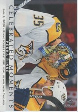 Pekka Rinne 2020-21 SP Authentic #102 Nashville Predators