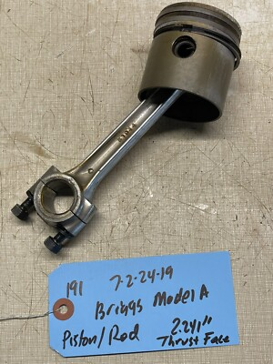 #ad #ad Briggs And Stratton Engine Model A Piston And Connecting Rod $56.67