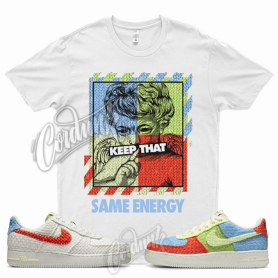 ENERGY Shirt for Air Force Nature 1 LV8 University Blue Green Orange Citron  | eBay