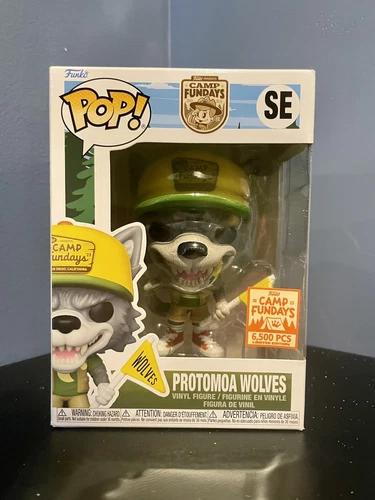 Funko Pop Camp Fundays 2023 Box of Fun Mascot PROTOMOA WOLVES  LE 6500 Pcs SDCC