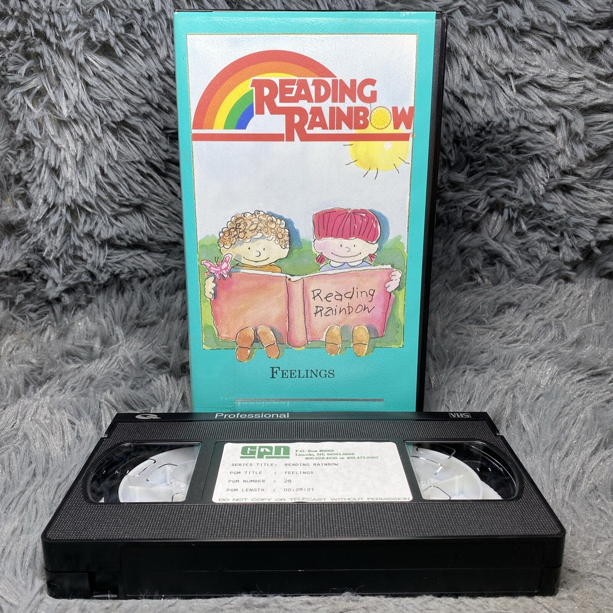 Reading Rainbow: Feelings VHS Tape LeVar Burton PBS Kids