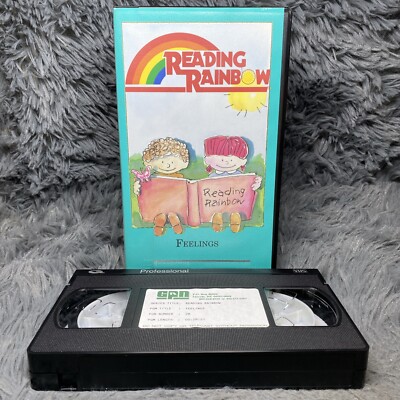 Reading Rainbow: Feelings VHS Tape LeVar Burton PBS Kids