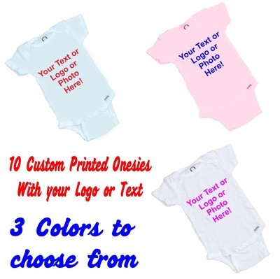 custom printed onesies