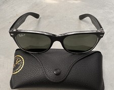 Ray-Ban Wayfarer Black RB2132 6052/58 55 18 Polarized