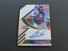 2020 Prizm Draft Picks Autographs Zion Bannister Card #A-ZB