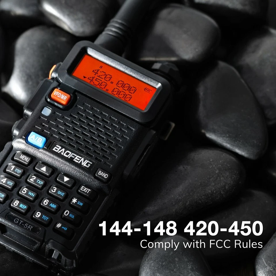 2PCS US Baofeng UV-5R Dual Upgrad GT-5R Legal Band Walkie Talkies Two Way Radio - Image 4 of 4