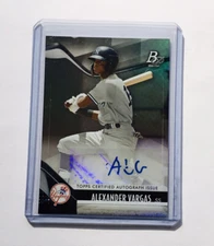 2021 Bowman Platinum ALEXANDER VARGUS AUTO TOP-54 SP Yankees