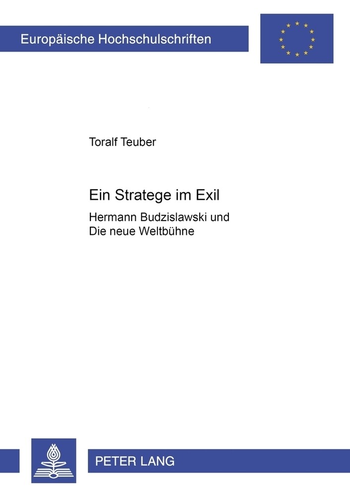 Thumbnail - Toralf Teuber | Ein Stratege Exil | Taschenbuch | Deutsch | Peter Lang