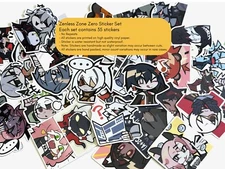 Zenless Zone Zero 35+ Chibi Sticker, 2 Sets, No Repeat, ZZZ Sticker SHIP USA