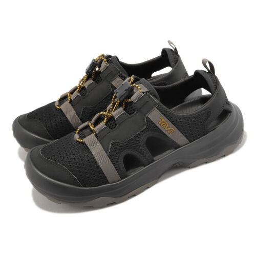 Teva M Outflow CT Black Brown Men Outdoors Water Sandals 1134357-BLK - Picture 1 of 8