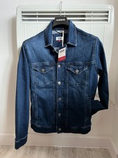 Tommy Hilfiger Jeans Europe Blue Denim Jacket, Size Small