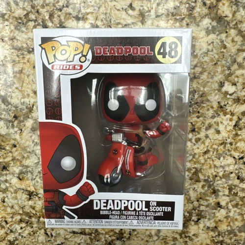 Funko Pop! Rides: Marvel - Deadpool on Scooter #48 W/Protector