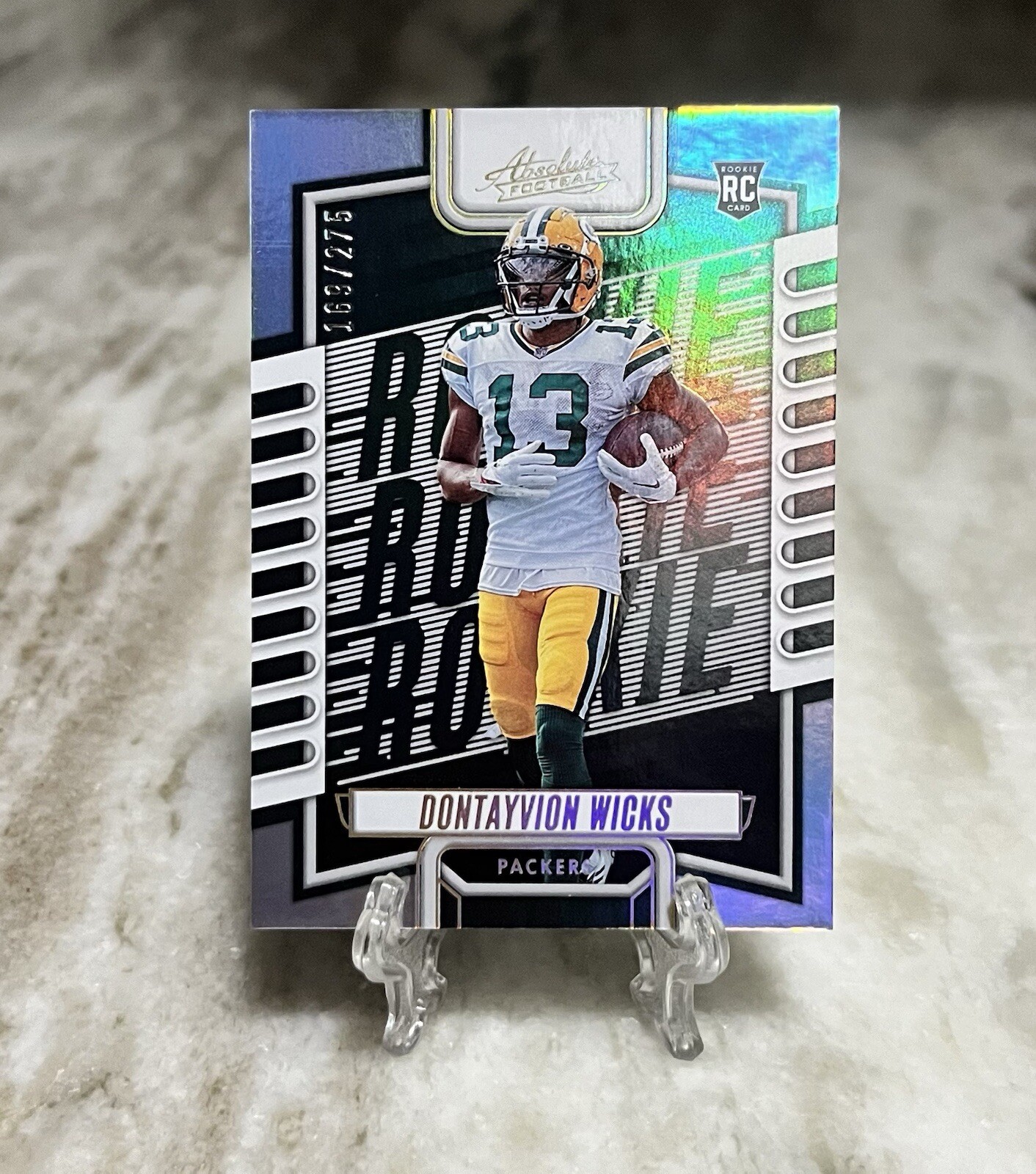 2023 Panini Absolute - Rookie Spectrum #199 Dontayvion Wicks /275 (RC)