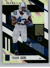 2017 Panini Unparalleled #64 Frank Gore NM-MT Colts Mega Moon Lava