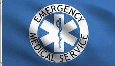 3X5 EMS Flag First Responders Banner Medical Services 3' x 5" Flag FAST SHIPPING
