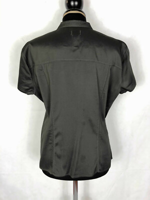 Armani Jeans Vintage '80 Woman Satin Blouse Shirt Sz.S - 42 | eBay
