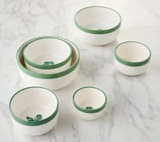Carla Hall Sweet Heritage Nesting Ceramic Measuring Bowls