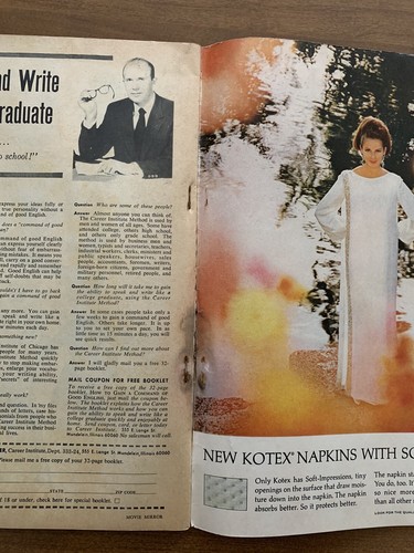 Movie Mirror Magazine Sept 1967 Elvis Presley Dean Martin Jackie Kennedy Sinatra - Picture 7 of 7