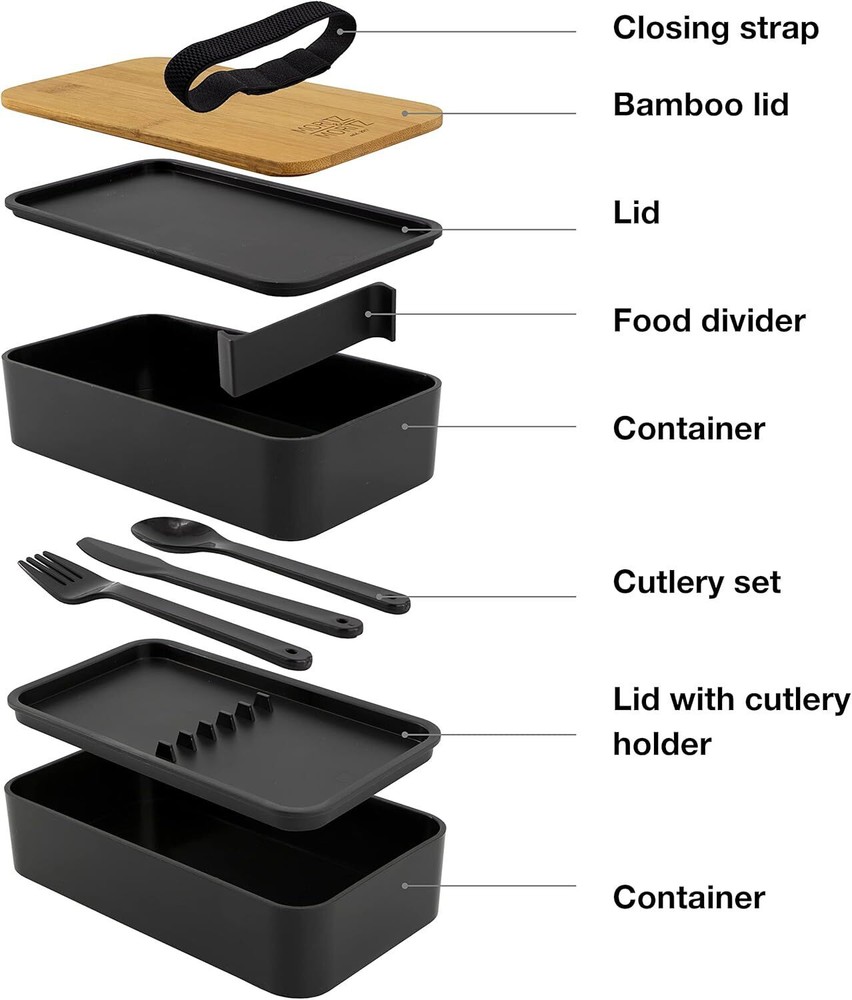 Compact Bento Box for Perfect On-the-Go Meals