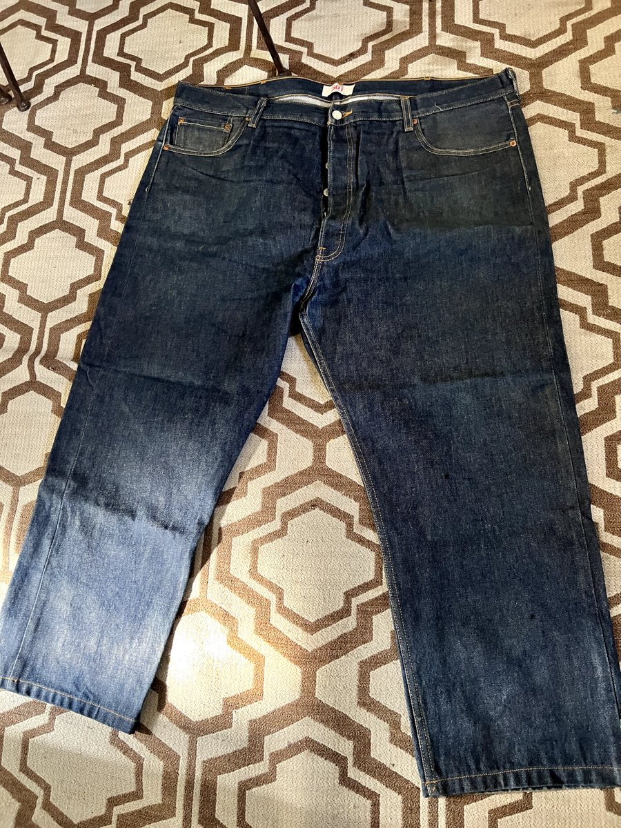 Vintage Levi's Original 501 Cotton Jeans Straight Button Fly W44