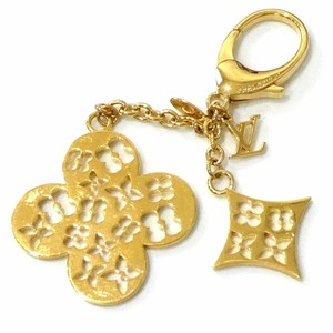 Auth Louis Vuitton Gold-tone Monogram Flower Ivy Bag Charm Key Chain Ring H1036 | eBay