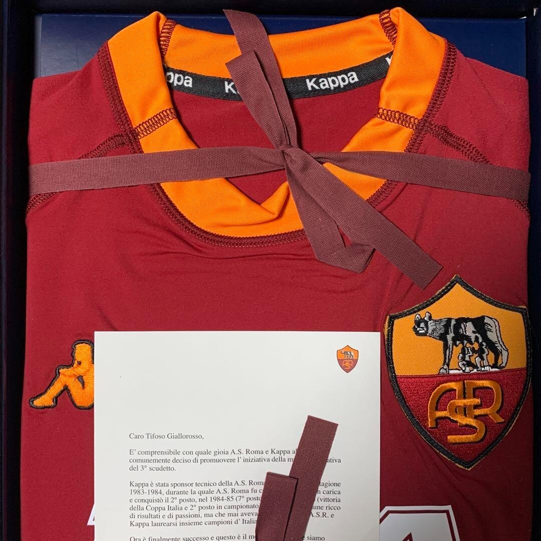 ◾️美品　AS Roma Kappa レプリカ　XOサイズ Vintage AS Roma 00/01 Limited Jersey Size XL Kappa New with