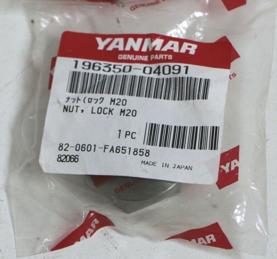 @maru 196350-04091 NEW Genuine OEM Yanmar Lock M20 Nut | eBay