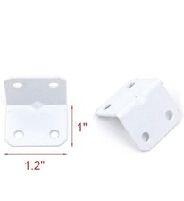 Furniture Joint Plate L Shape Corner Brace 90  Right Angle Bracket 1.2" 9 Piece
