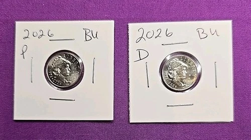 2026 P & D Emerging Liberty Dimes "BU"  In Coin Flips! **FREE SHIPPING**#wj407