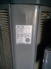 Trane XL 16i Outdoor Central Air Conditioner 230V Gray Corded Electric