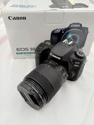 Canon EOS 90D DSLR Camera with EF-S 18-135mm Lens Kit - 32.5MP, USM, Used