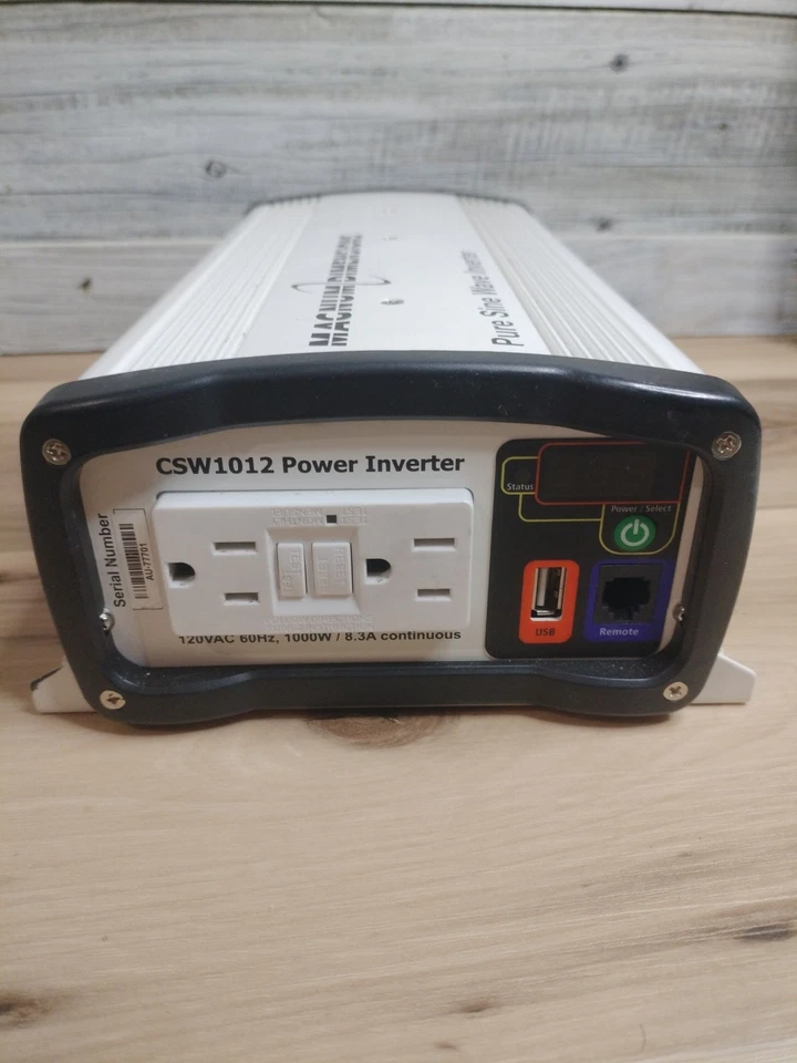 MAGNUM DIMENSIONS pure Sine 1000 Watt Wave Inverter CSW1012 Power Inverter  - Image 2 of 4