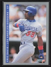 1993 Fleer - Eric Davis #445 Los Angeles Dodgers