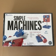 Simple Machines Learning Resources 5 models - 63 Pieces NEW/SEALED