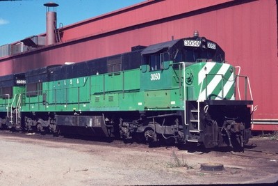LSI 3050 EAGLE MILLS MI (LAKE SUPERIOR & ISHPEMING) ORIGINAL SLIDE 08-13-90 T8-5