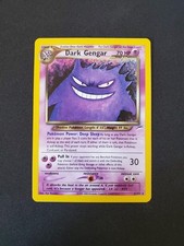 LP Neo Destiny Holo Dark Gengar 6/105 Rare Pokemon Vintage OG lightly played
