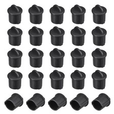 20 x Silicone BNC Anti-Dust Stopper Cap Cover for Female Jack Black