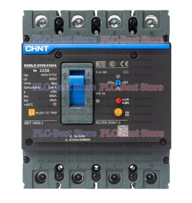 CHNT Moulded Case Circuit Breaker MCCB NXMLE-250S 4300A 225A 4P