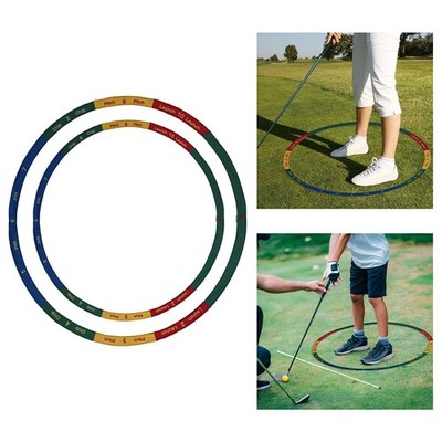 Golf Swing Training Aid Clock Circle Golf Practice Golf Trainer Serve Circle