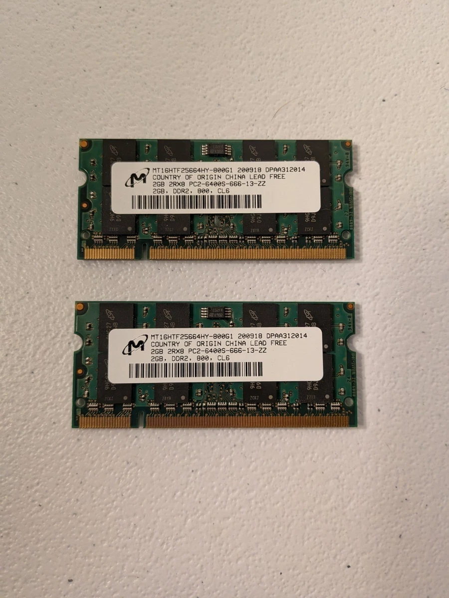 SO-DIMM PC2-6400 DDR2-800 Computer SDRAM for sale | eBay