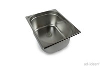 Edelstahl SpüLbecken Camping SpüLe Waschbecken Abla 25Mm 325X265X200 Reisemobil